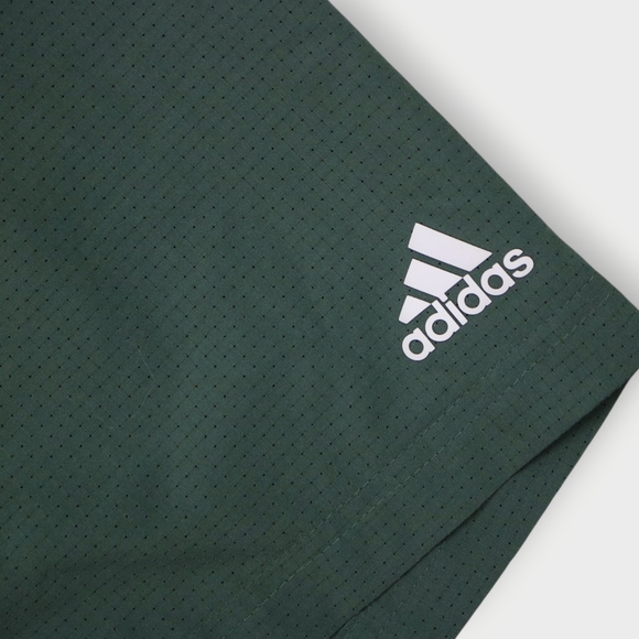 Adidas Golf Short Men Extra Large Green Woven Range Lightweight Breathable - Picture 2 of 7